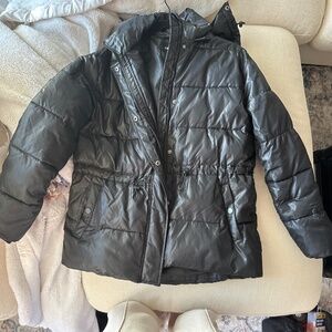 Black winter coat